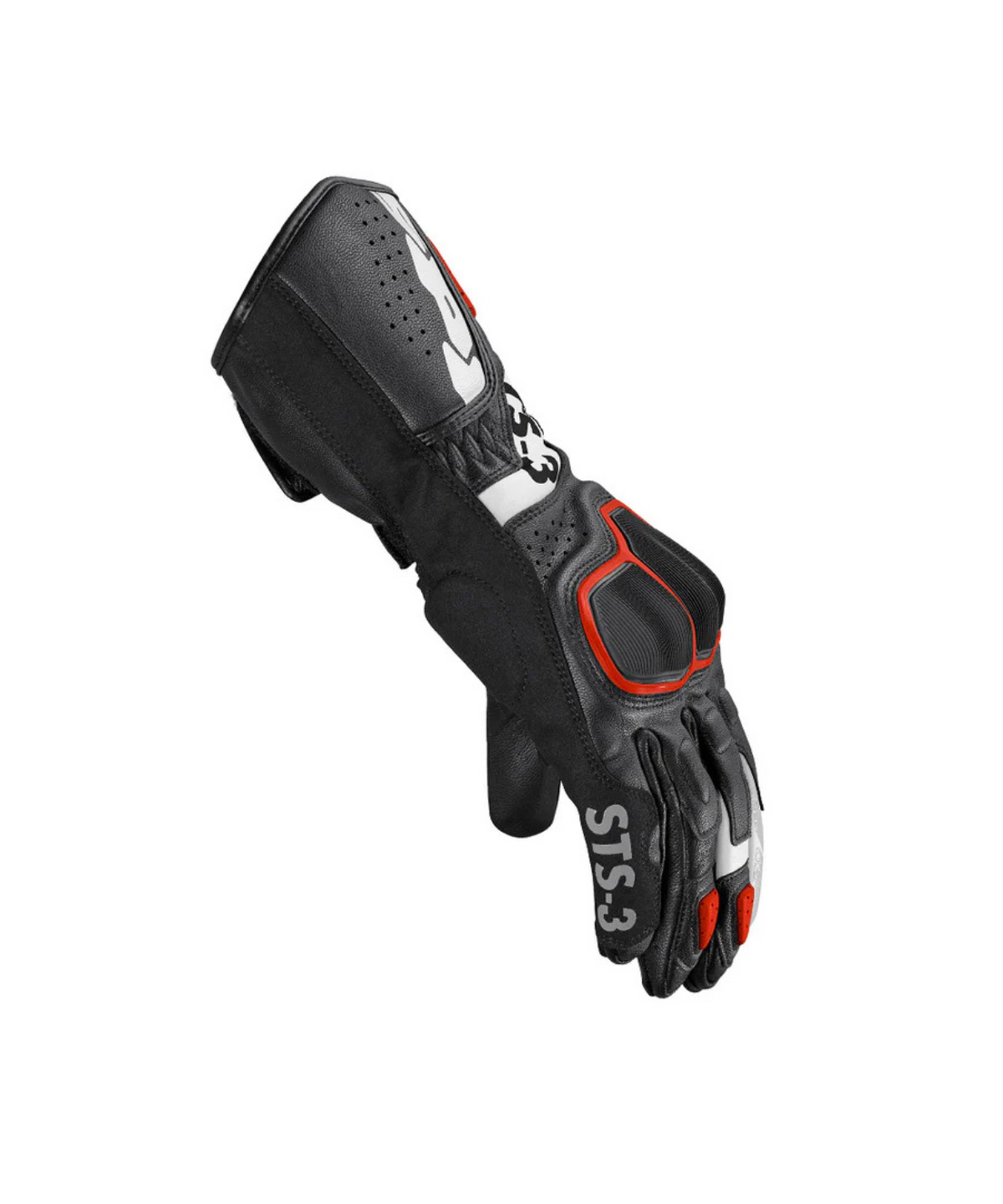 Spidi STS 3 Riding Gloves - Black Red - Spidi