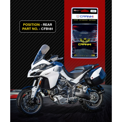 Crank1 Carbon Brake Pads for Ducati Diavel 1260/S