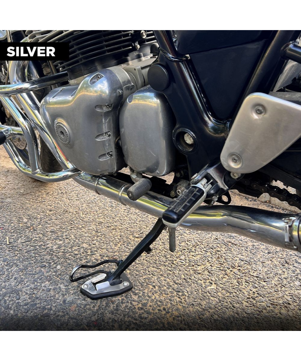 Zana Royal Enfield Interceptor 650 / Continental GT 650 New Side Stand Extender - ZI-8361 - Zana