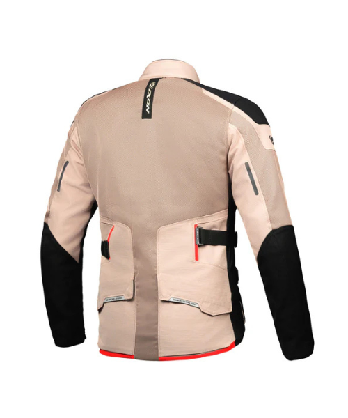 Ixon M-NJORD Riding Jacket - Sand Black Red