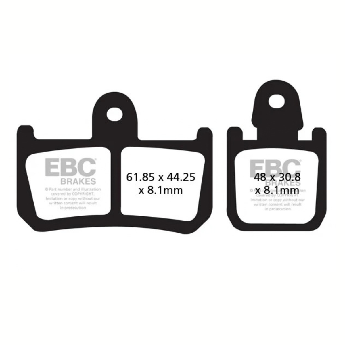 EBC Yamaha YZF R1 (2009-2014) Fully Sintered Brake Pads - EBC Brakes