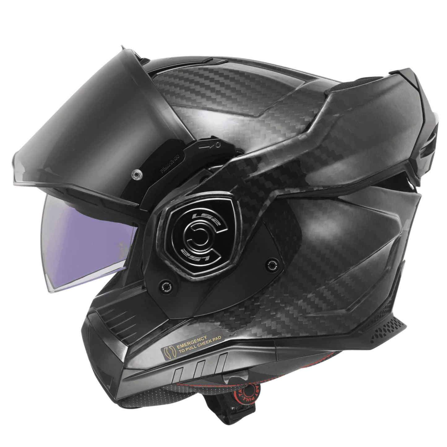 LS2 FF901 Advant X Future Carbon Fiber Helmet ( ECE 22.06) - Solid Black