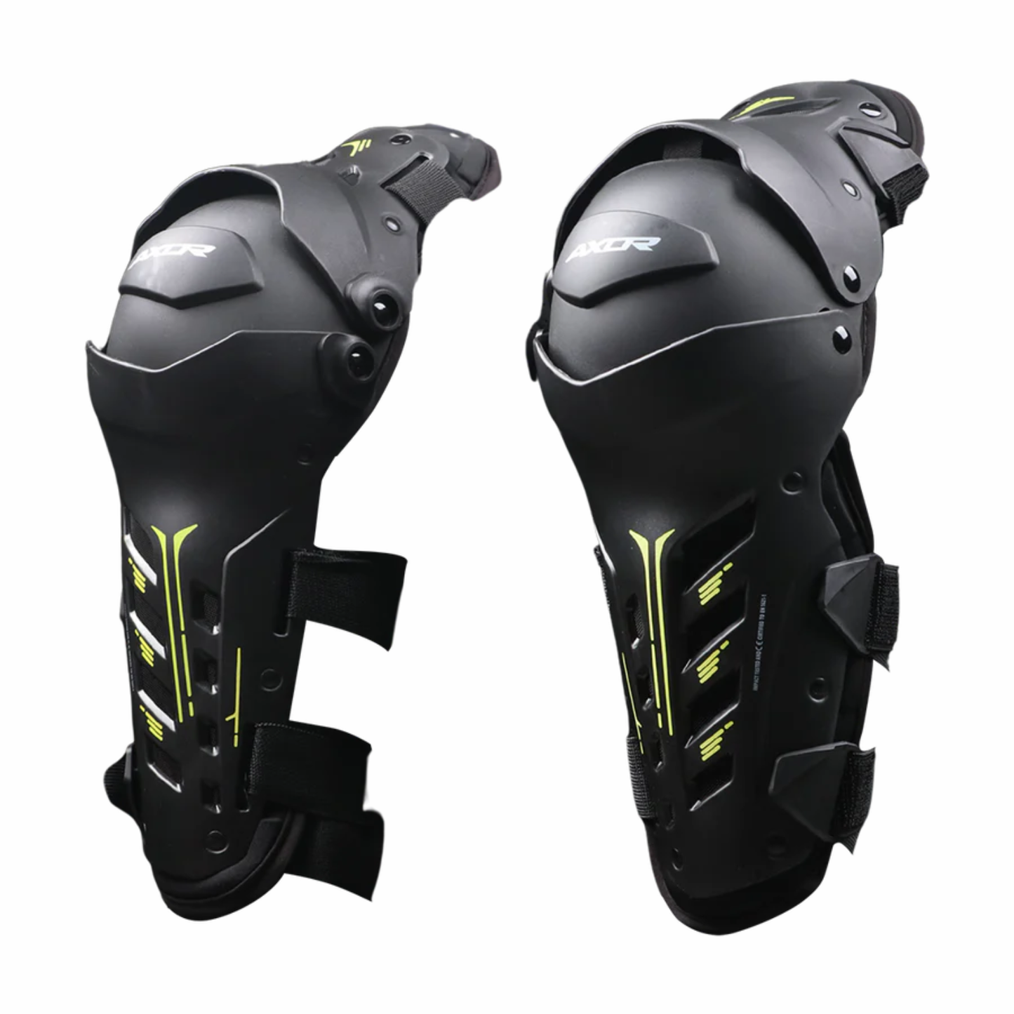 Axor Impact-X Knee Guard - Black Neon Yellow