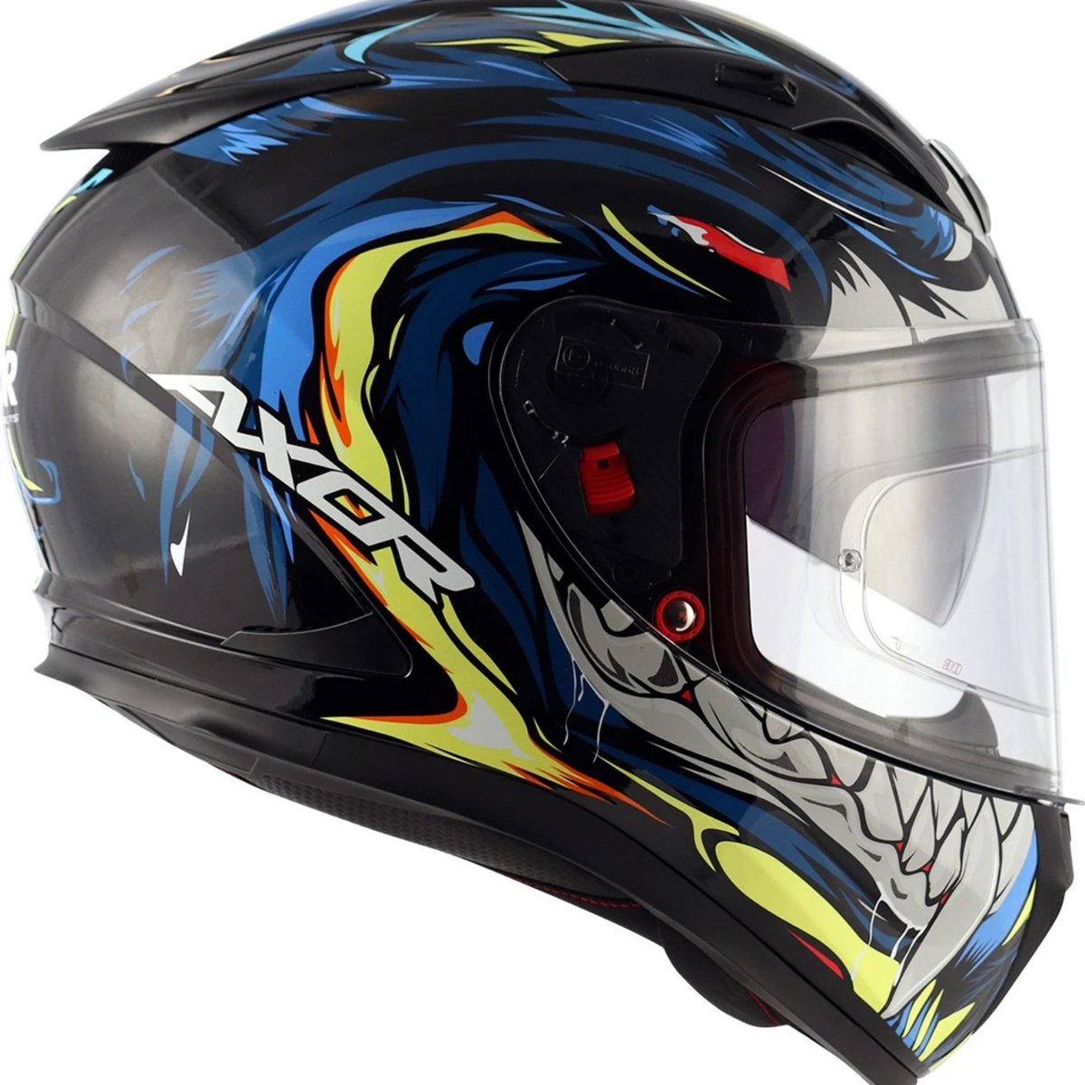 AXOR Street Okami Helmet Black Blue - AXOR