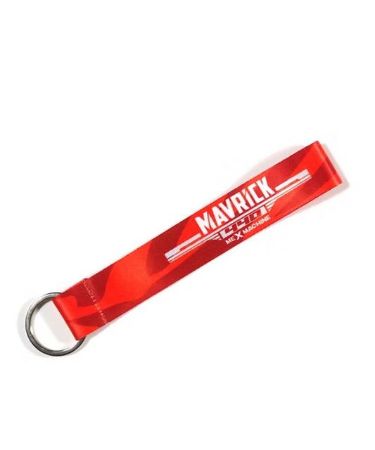 Fast Bend 2599 Mavrick Me X Machine Cloth Keychain - Red
