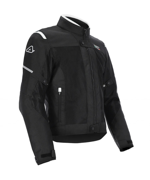 Acerbis Ruby Riding Jacket - Black White - Acerbis