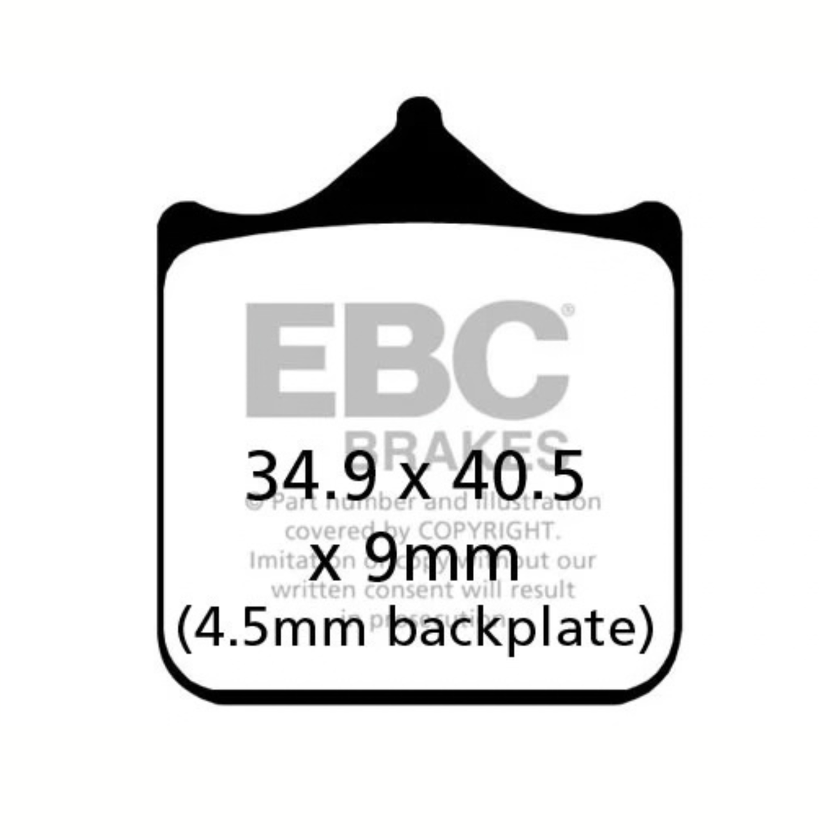 EBC Triumph Speed Triple (2011-2016) Fully Sintered Brake Pads