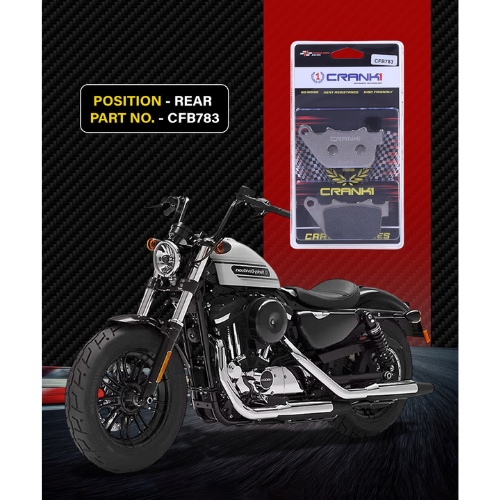 Crank1 Carbon Brake Pads for Harley Davidson Sportster Forty Eight (2011 - 2013)