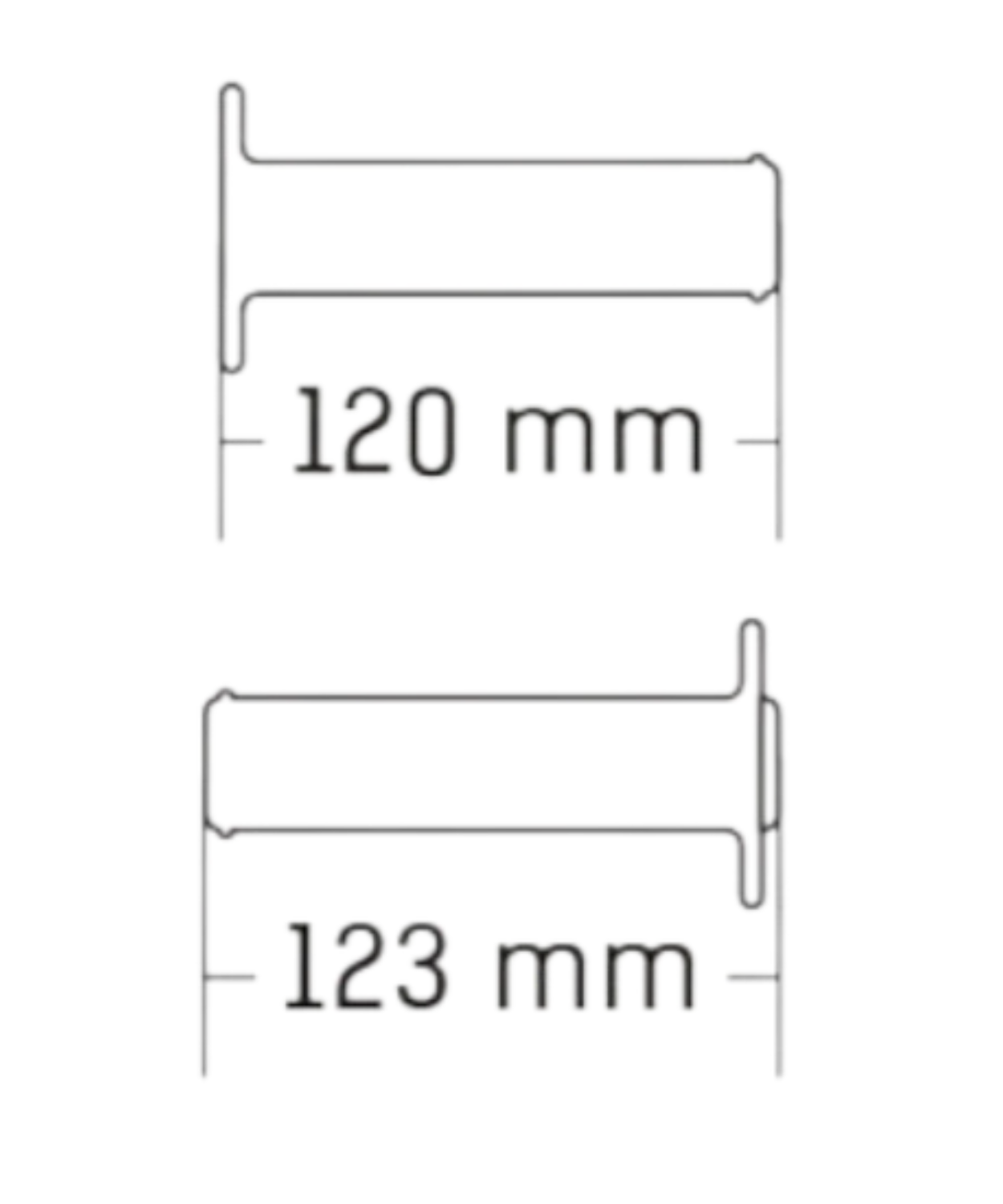 Domino A190 Handlebar Grips X-Treme - Orange Blue