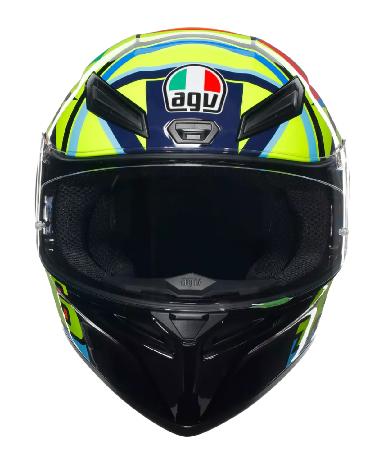AGV K1 S Soleluna Helmet 2017 - Gloss Yellow Blue