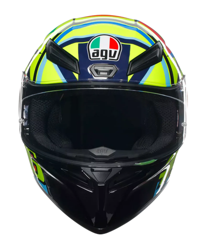 AGV K1 S Soleluna Helmet 2017 - Gloss Yellow Blue
