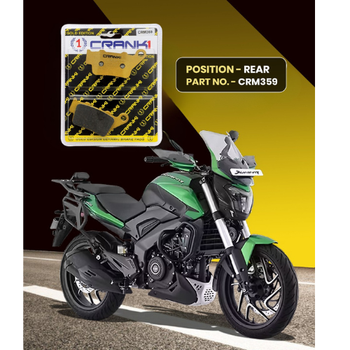 Crank1 Ceramic Brake Pads for Bajaj Dominar 400 UG 19