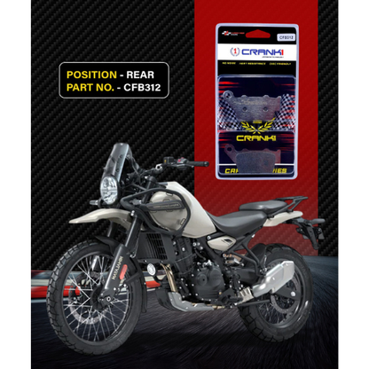 Crank1 Carbon Brake Pads for Himalayan 450 (2018-2020)