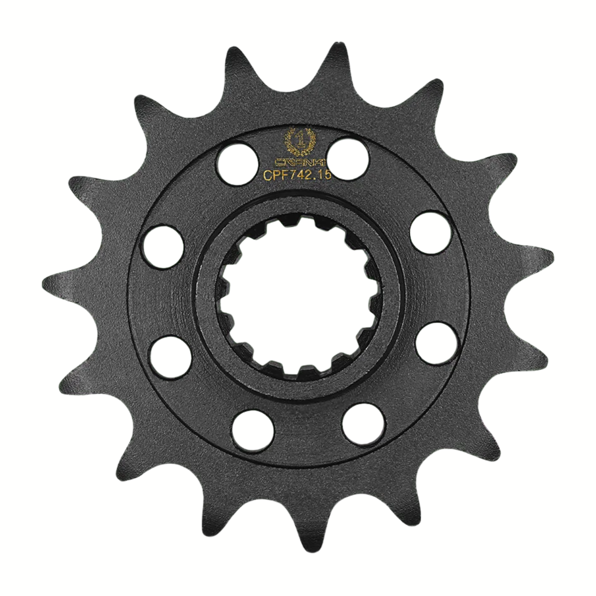 Crank1 Ducati Super Sport 950 (2017-2021) Performance Motorcycle Sprocket - Black - CPF742.15T