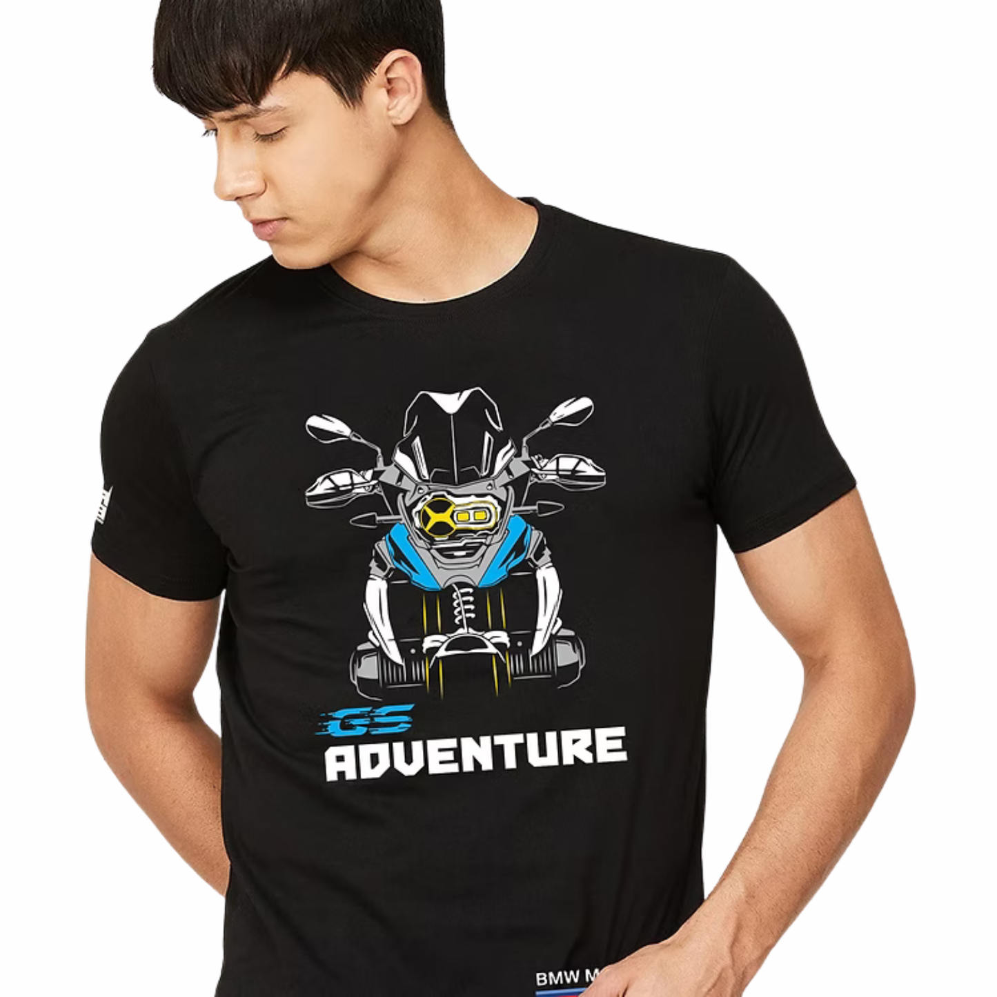 Fast Bend BMW GS Motorrad Tshirt - TF 428 - Black