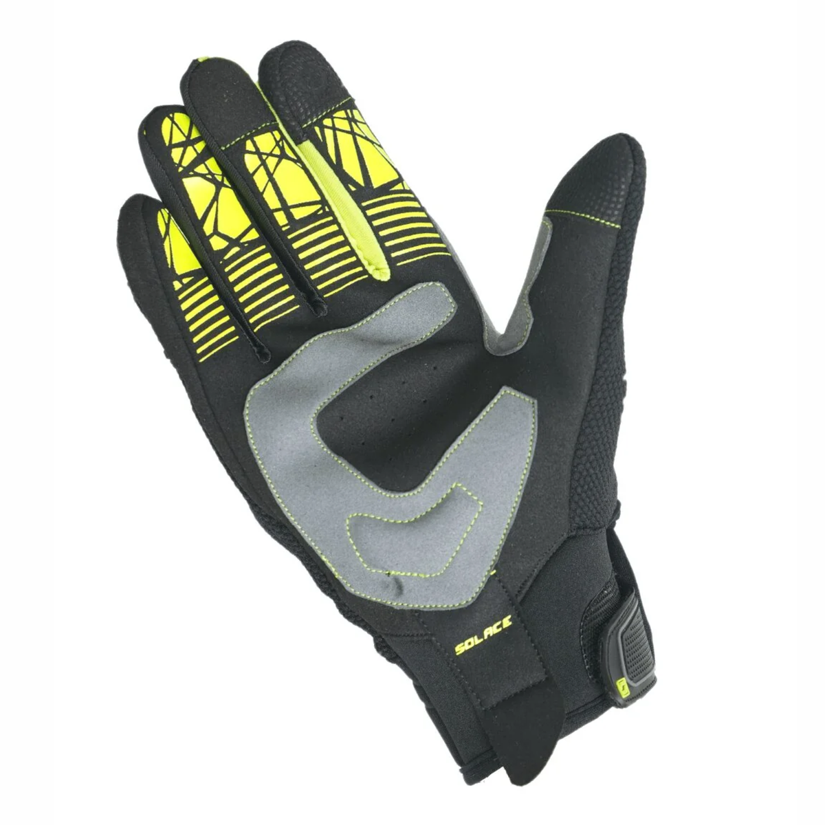 Solace X-Pro Motorcycle Riding Gloves - Neon