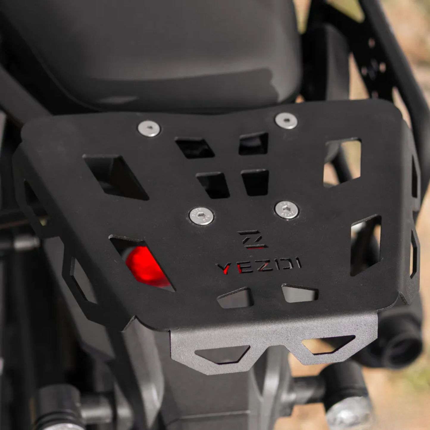 Zana Yezdi Adventure (2025) Top Rack Plate - Black - ZI-8670