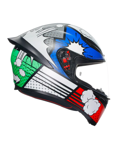 AGV K1 S Bang Helmet - Matt Italy Blue