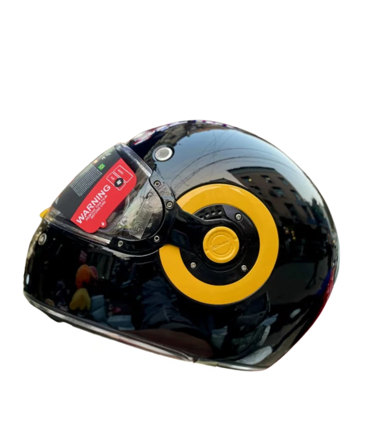SMK Retro GL240 Black Helmet