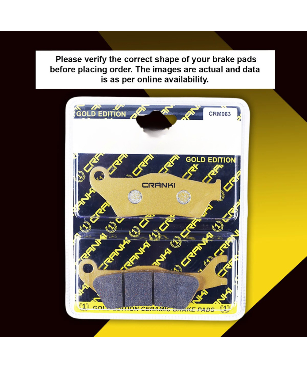 Crank1 Suzuki Gixxer 150 Ceramic Brake Pads