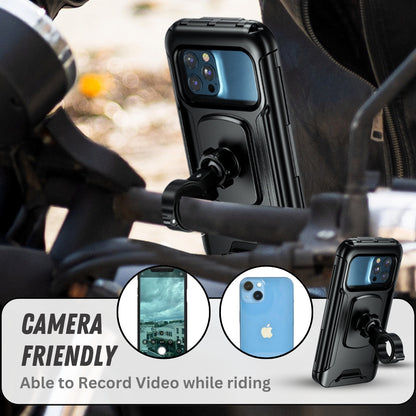 Yellowfin Fully Waterproof Handlebar Mobile Phone Holder without Charger - M18L-B1 Handlebar