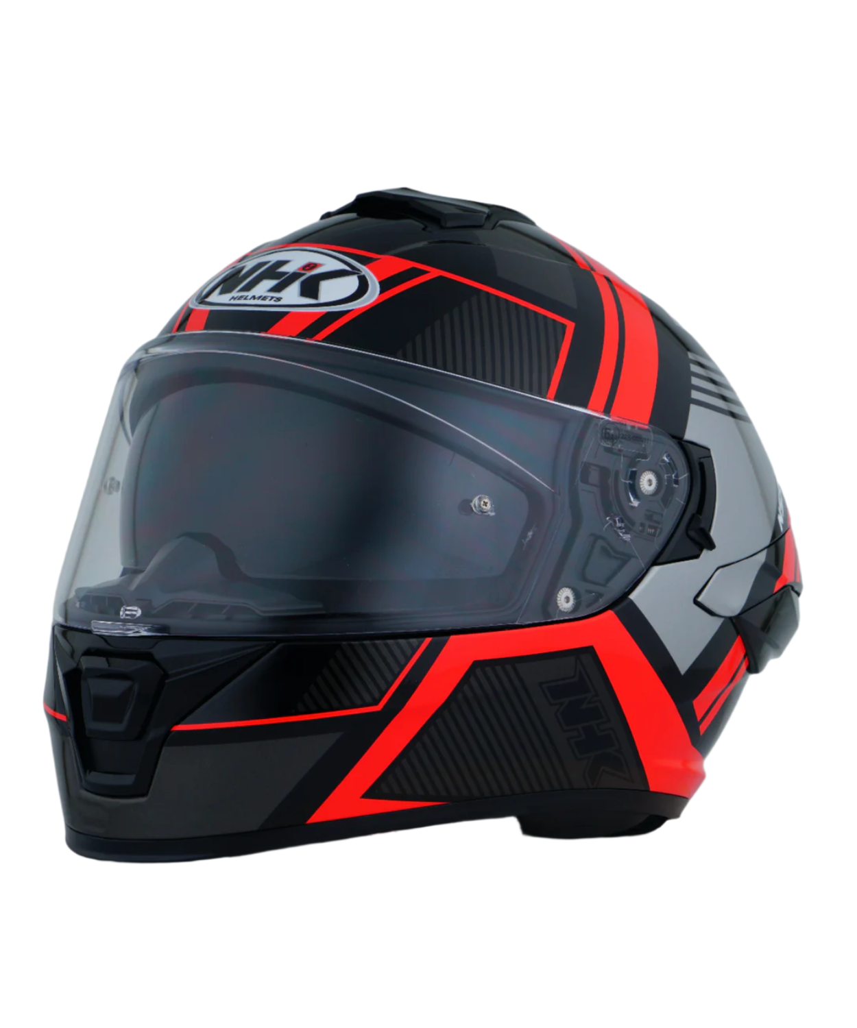 NHK K5R V2 Fader Helmet - Gloss Black Red