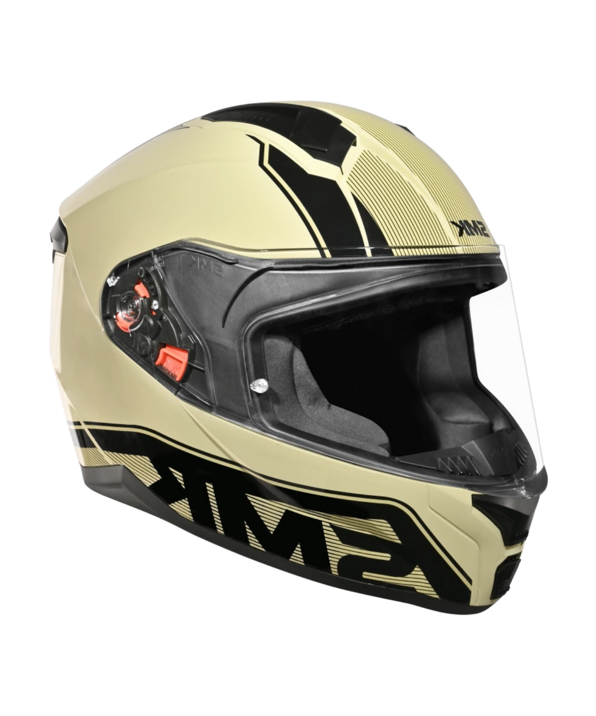 SMK Bionic Adult Aerix GL128 Helmet - Gloss Beige Black - SMK