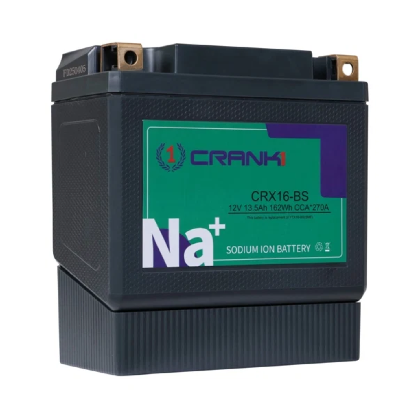 Crank1 Triumph Tiger 800 XCX (2015-2020) Sodium ION Factory Activated Battery - CRX16-BS