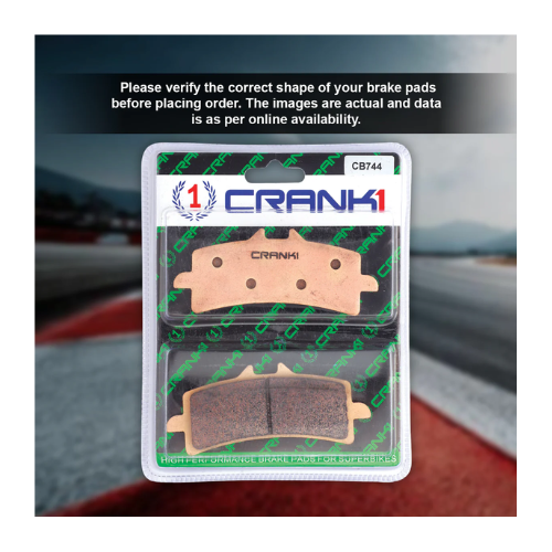 Crank1 Fully Sintered H2 Series Brake Pads for Ducati Hypermotard 950 SP