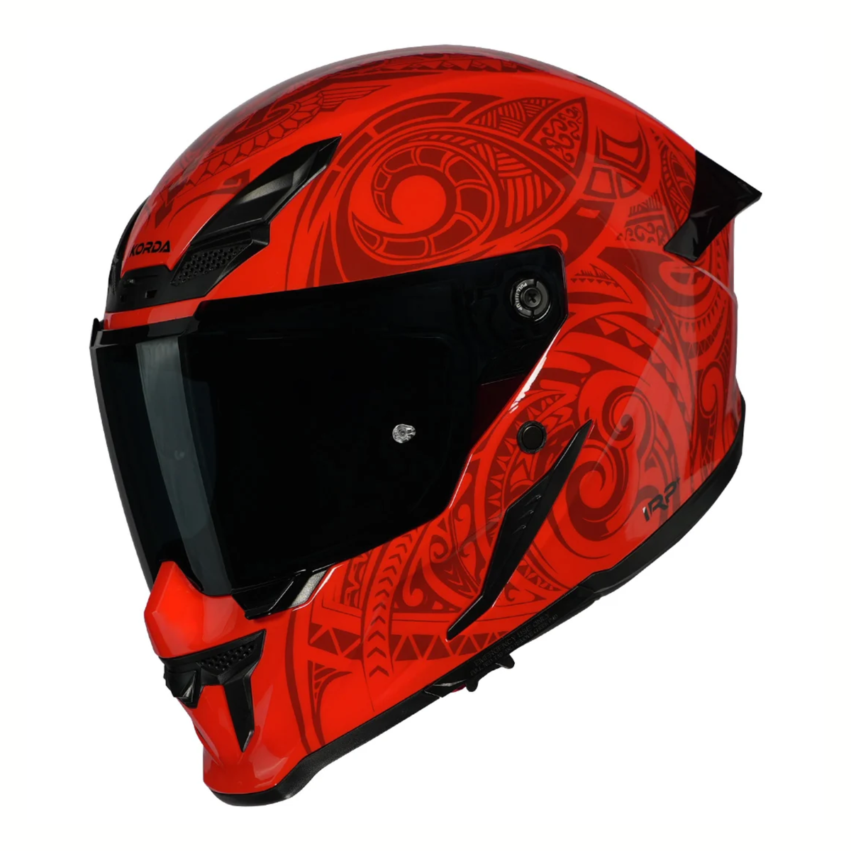 Korda Icon Maori Helmet - Gloss Red