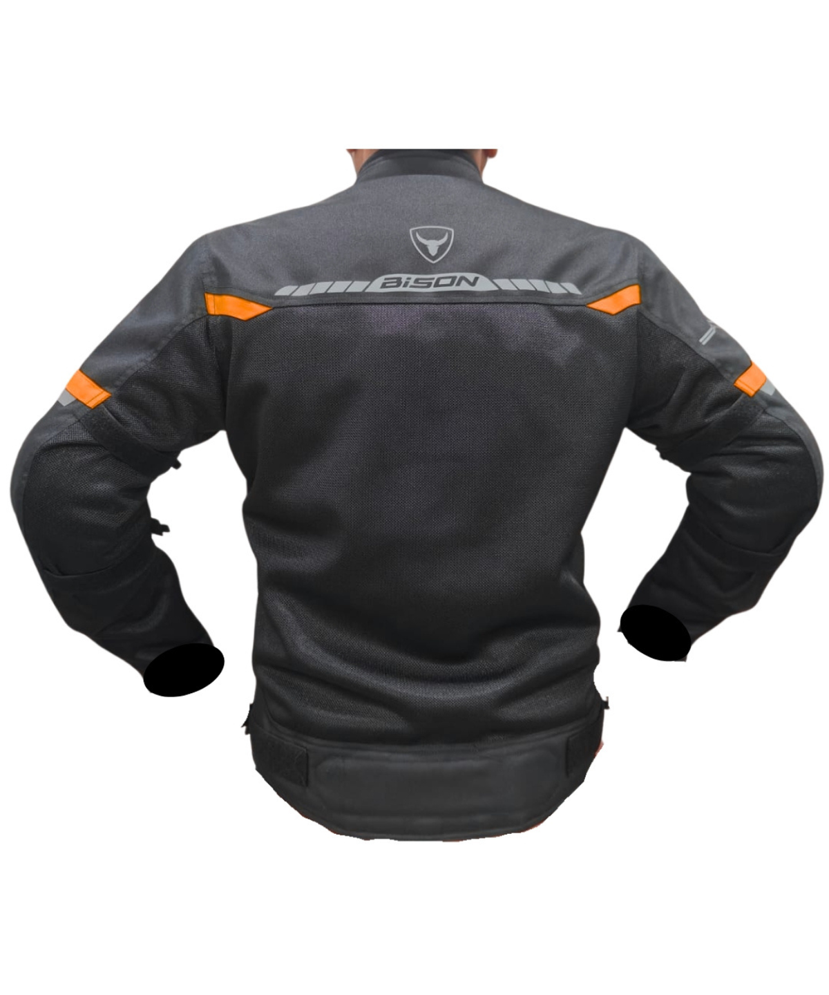 Bison Riding Jacket Buy Bison ProGear Comet Level 2 Riding Jacket - Black Orange – Bikester ...