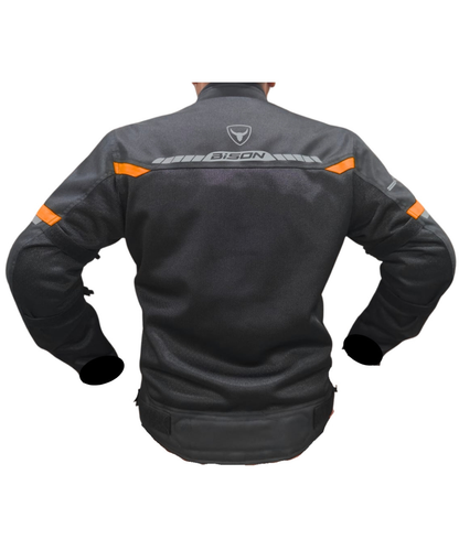 Bison ProGear Comet Level 2 Riding Jacket - Orange