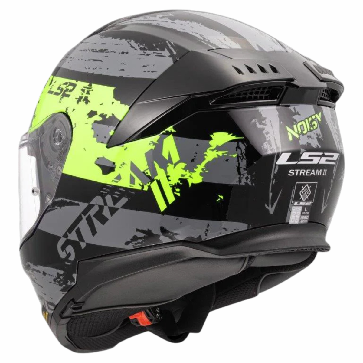 LS2 FF320 Stream II Noisy Helmet - Yellow Black - LS2