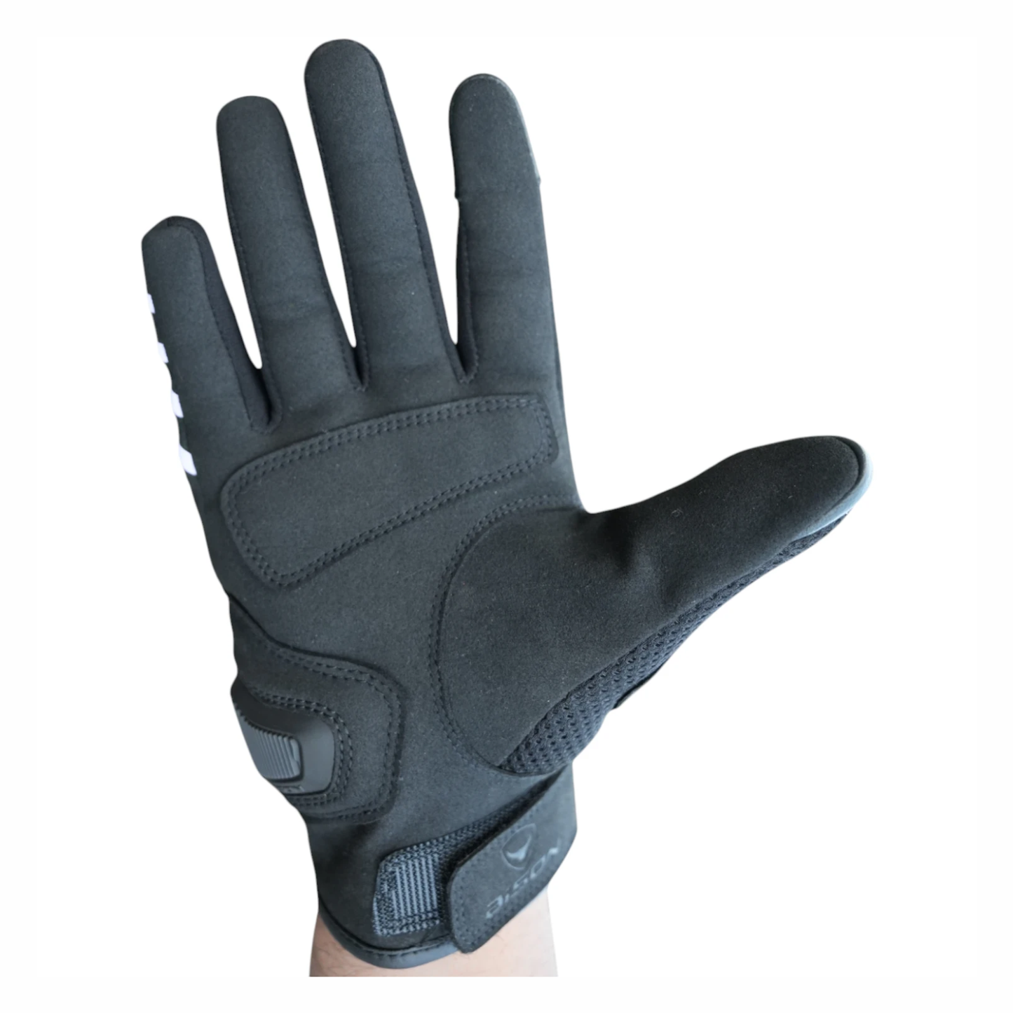 Bison ProGear Raptor Riding Gloves - Black Grey