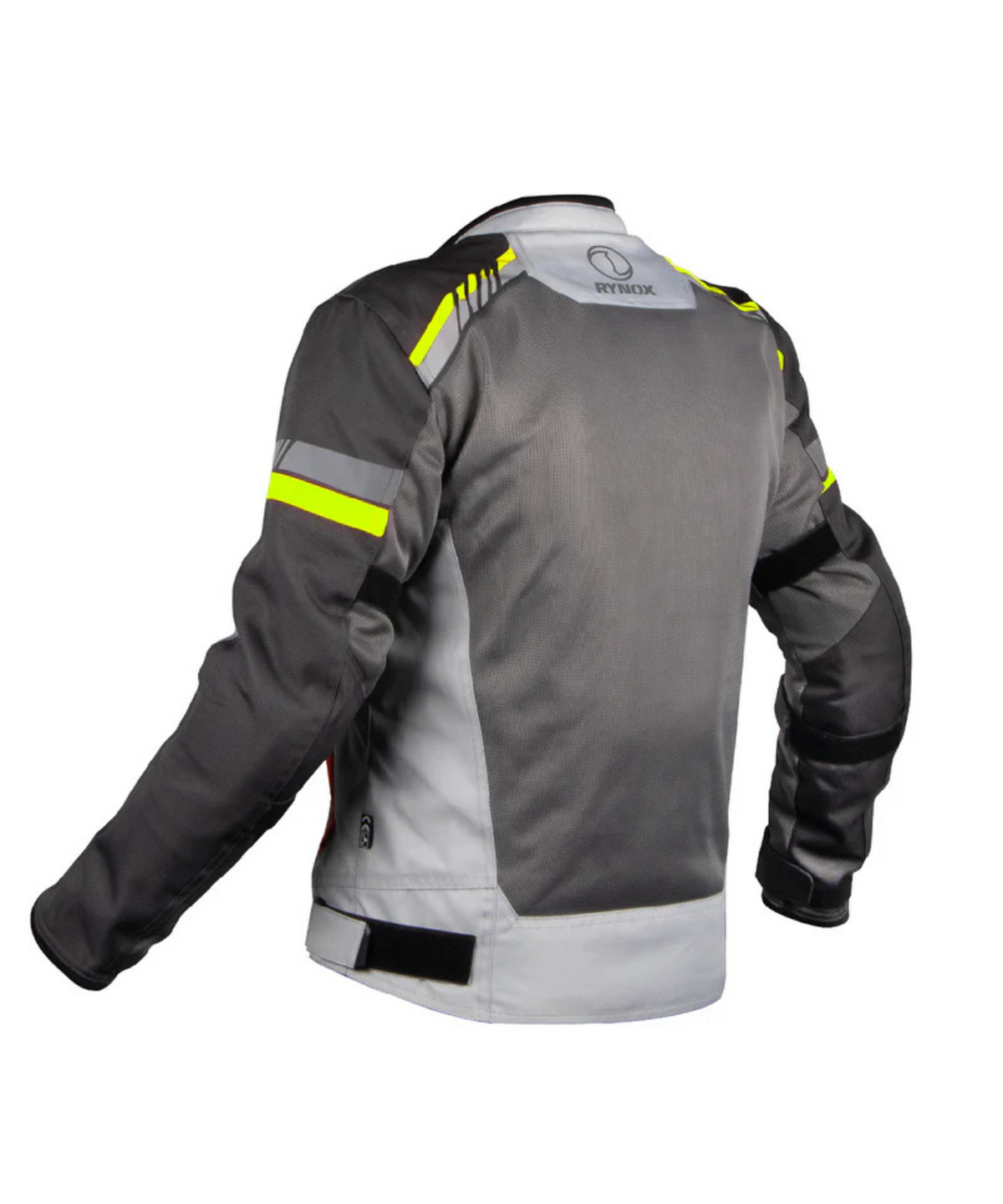Rynox Air GT 4 CE Certified Class A Riding Jacket - Grey Hi-Viz Green