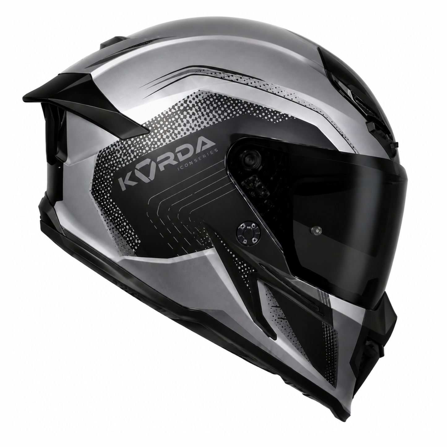 Korda Icon Strike Helmet - Gloss Grey