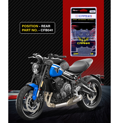 Crank1 Carbon Brake Pads for Triumph Trident 660 (2021 Onwards)