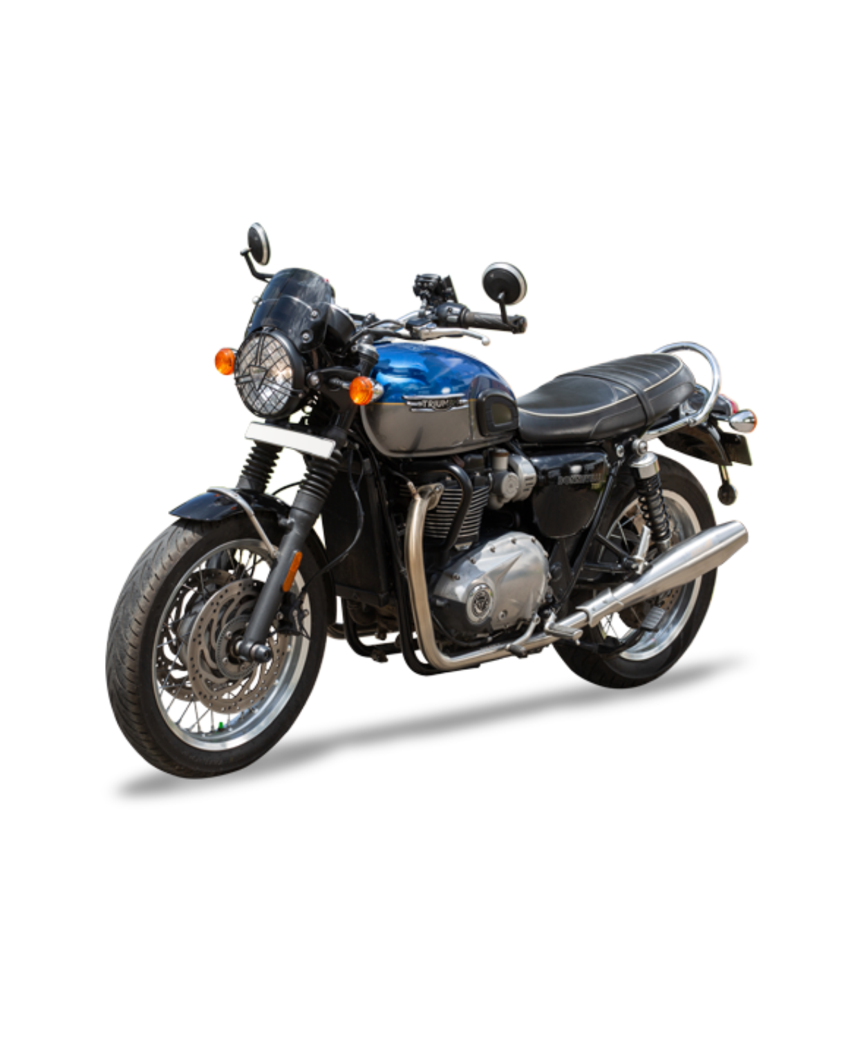 Silver Stallion Triumph Bonne (Slip-Ons) T120 / 1200 Performance Exhaust Systems - Silver