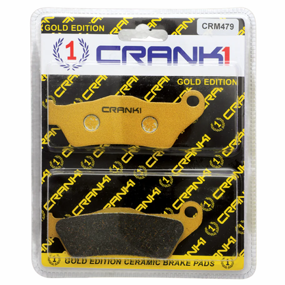 Crank1 Ceramic Brake Pads for Bajaj Pulsar N150 BS (2024 Onwards)