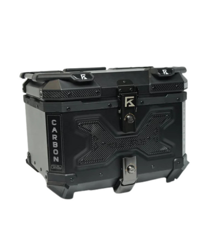 Kolga Bros Aluminium Alloy Carbon Moto Trunk 45L Top Box - Black  - KBMT-05-45