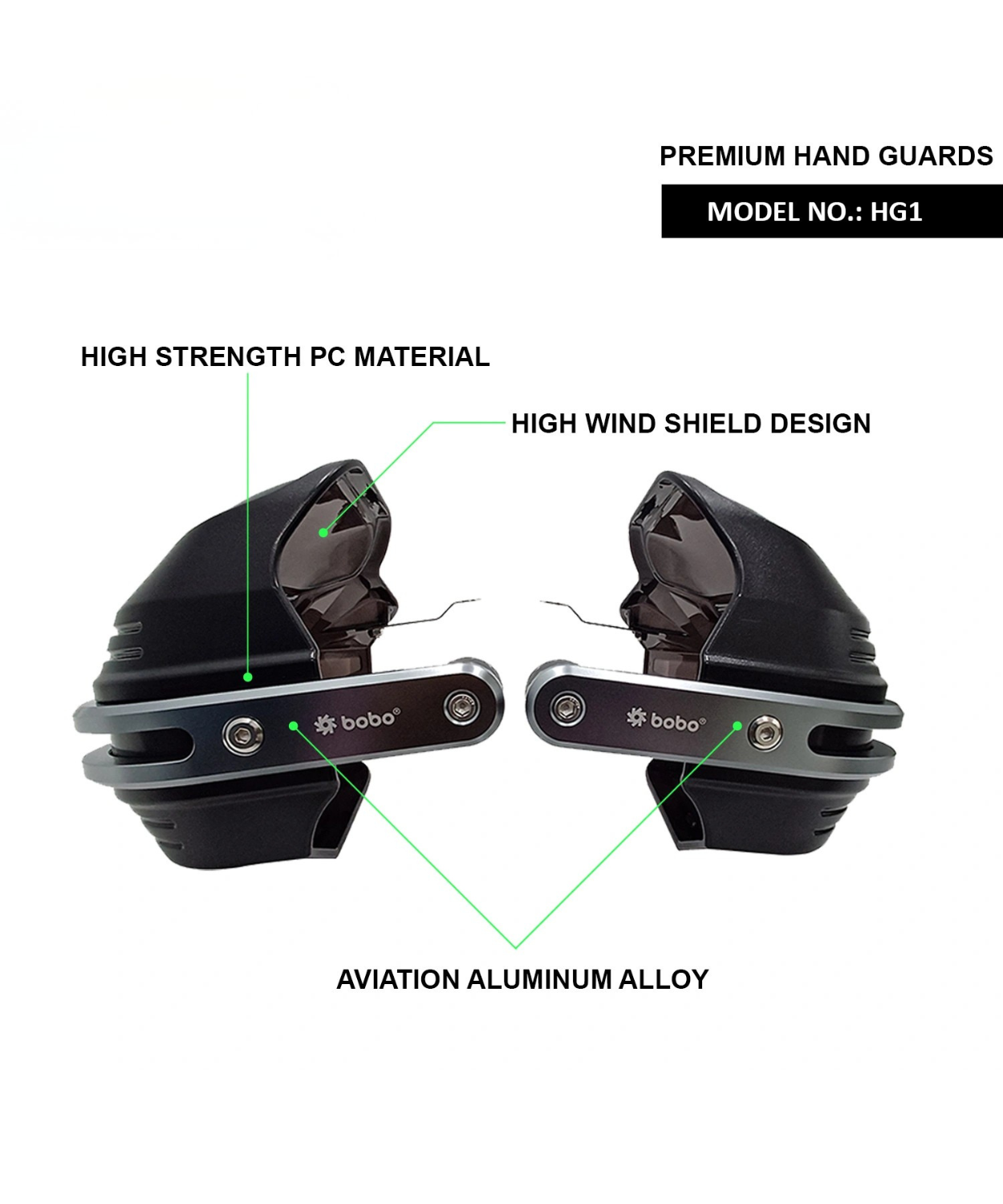 BOBO HG1 Universal Hand Guard for Motorcycle