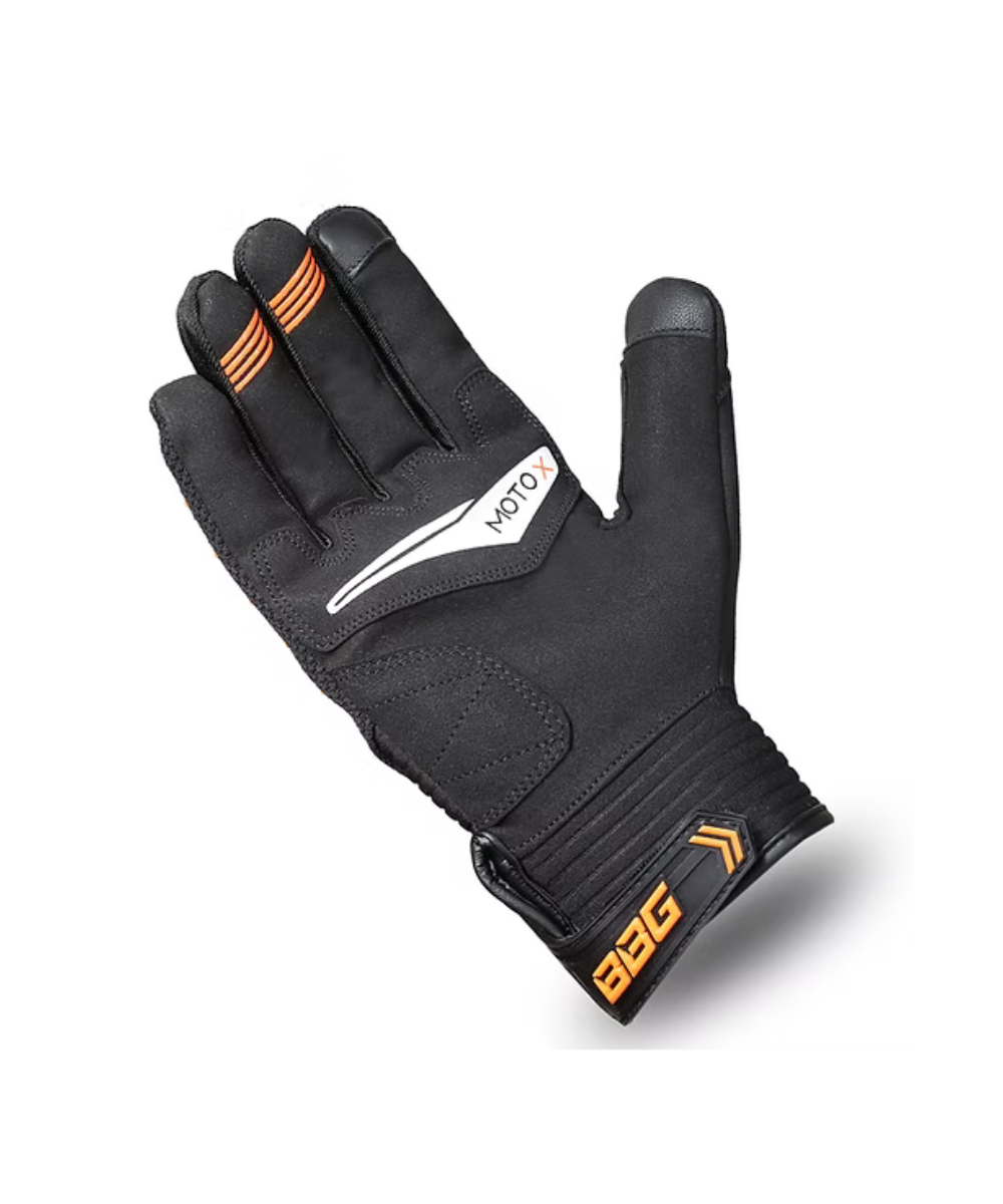 BBG Motocross Riding Gloves - Orange