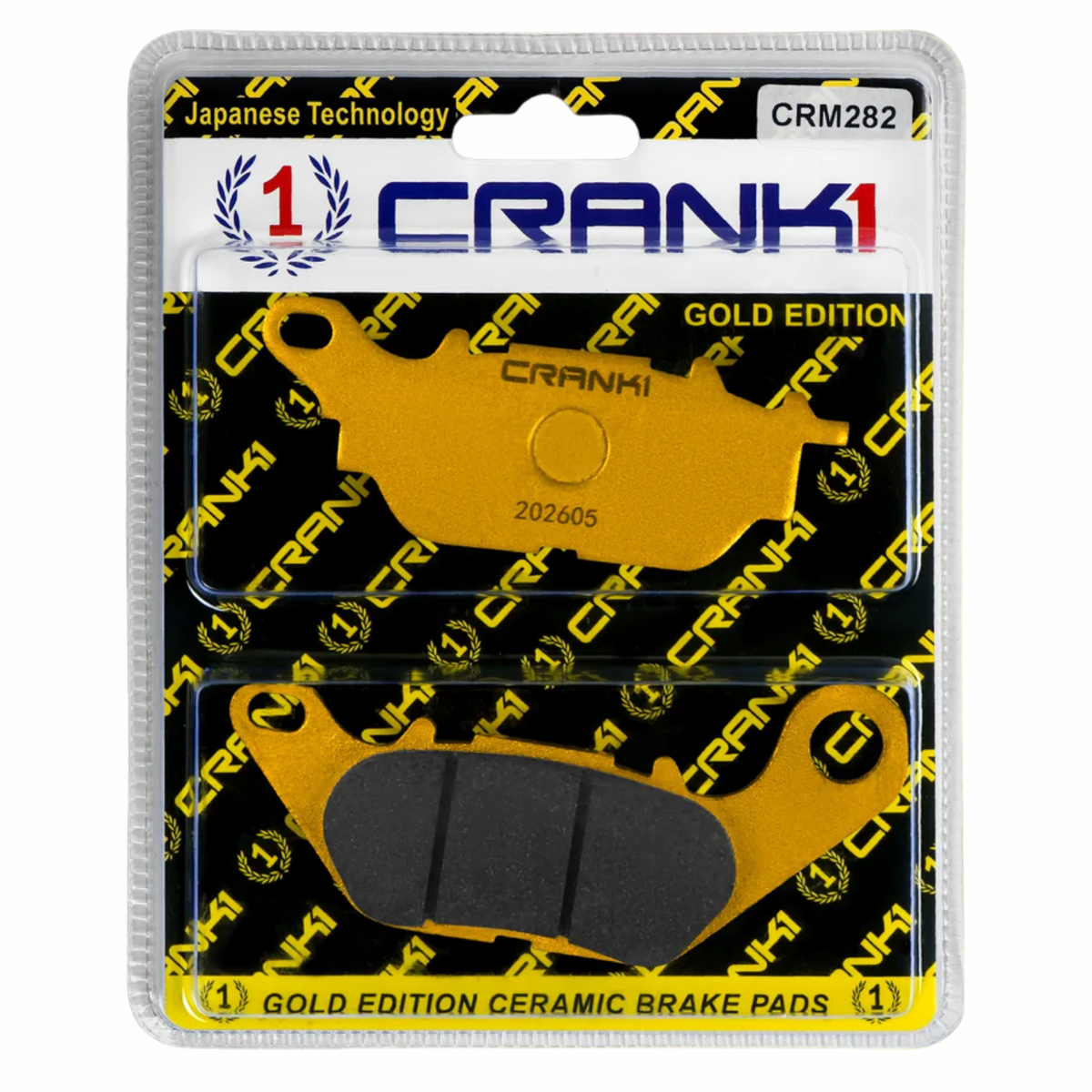 Crank1 Yamaha YBR125 (2010-2016) Ceramic Brake Pads - Crank 1