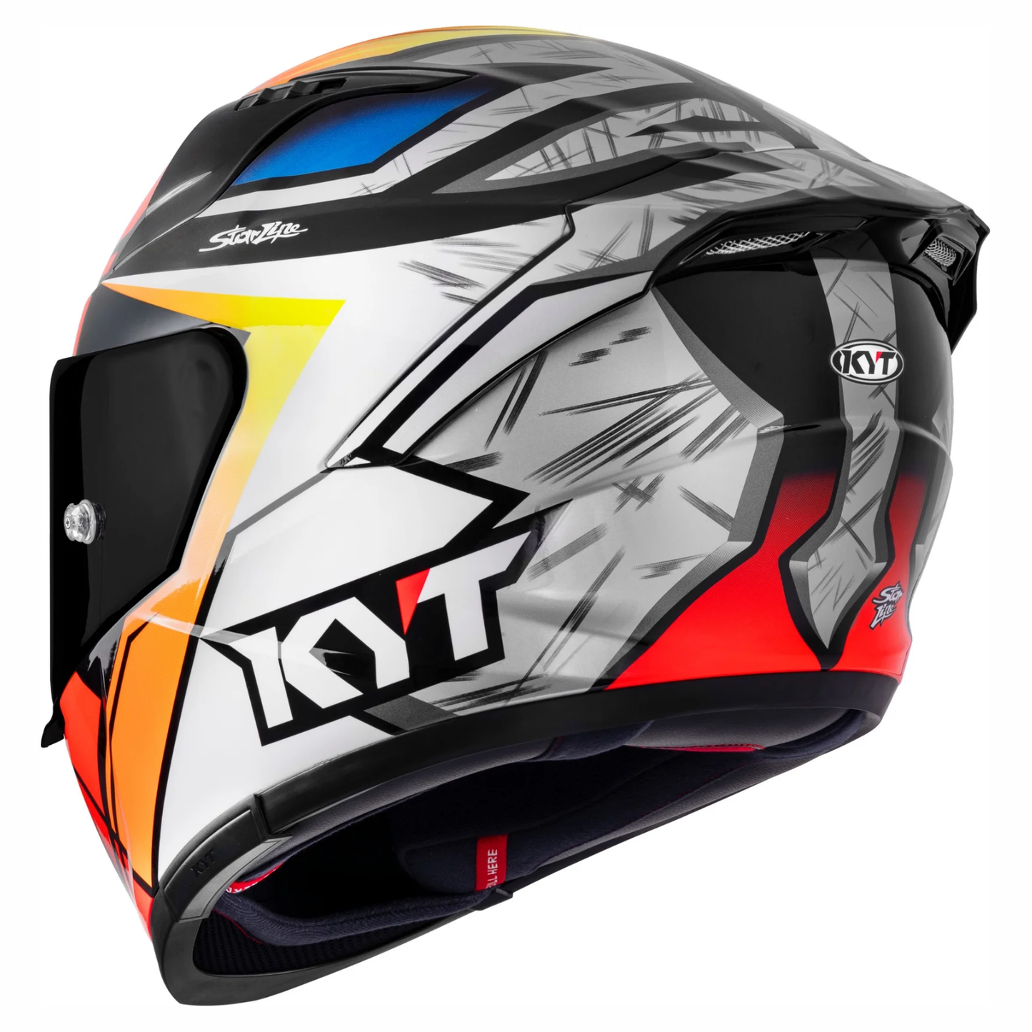 KYT Striker SV Runs Helmet - Gloss White