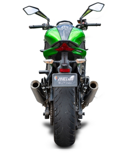 Silver Stallion Kawasaki Z1000 Full System Performace Exhaust - Silver