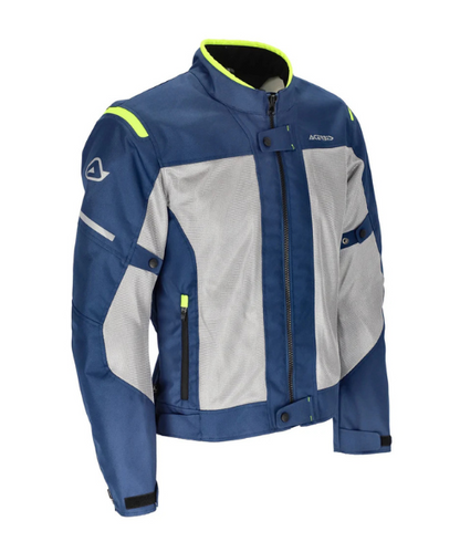 Acerbis Ramsey MY Vented Riding Jacket - Blue Yellow