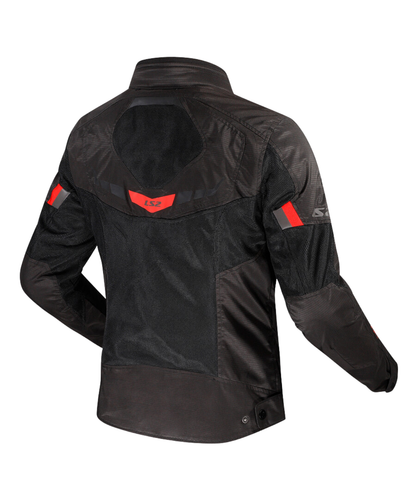 LS2 Garda Air Women's Riding Jacket - Black Red