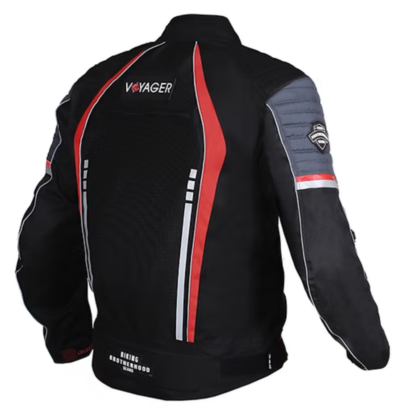 BBG Voyager Riding Jacket with Liner - Red