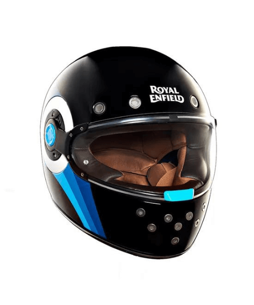 Royal Enfield FF NH44 Lite Gloss Blue Waves - Gloss Black & Blue