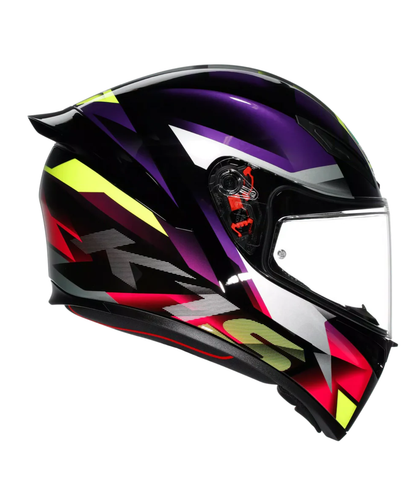 AGV K1 S Fastlap Helmet - Gloss Black Purple Pink